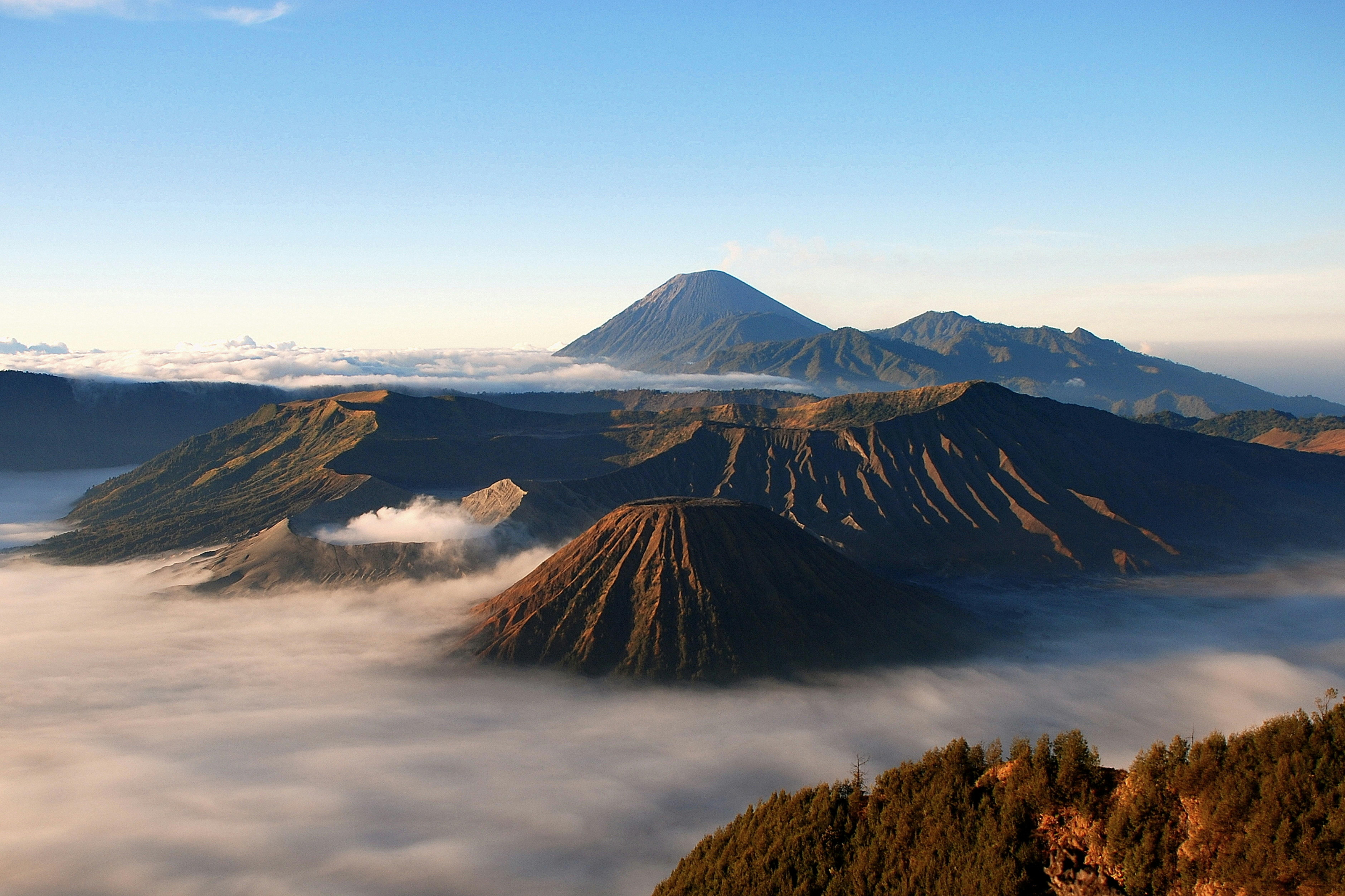 Volcano trails of Indonesia